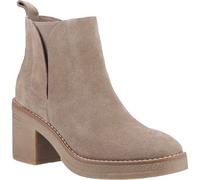 Hush Puppies Felicia Wildleder Damen Taupe Absatz Chelsea Stiefel EU 40,5 / UK 7