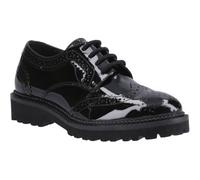 Hush Puppies Gabi Lace Up Mädchen Brogues Aus Schwarzem Leder EU 40,5 / UK 7