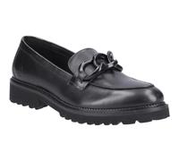 Hush Puppies Gianna Leder Damen Schwarz Loafers EU 40,5 / UK 7