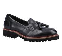 Hush Puppies Ginny Damen Schwarze Lederloafer EU 42 / UK 8