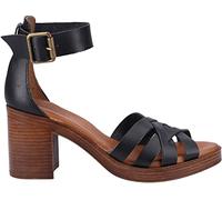 Hush Puppies Giselle Damen Sandalen mit Absatz, Schwarz, 37 EU