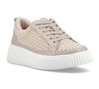Hush Puppies Haisley Geflochtene Textil Damen Taupe Standard Sneaker EU 37 / UK 4