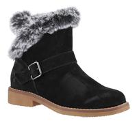Hush Puppies Hannah Wildleder Damen Schwarz Stiefel EU 38 / UK 5