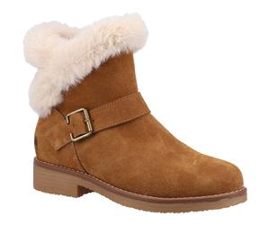 Hush Puppies Hannah Wildleder Damen Tan Stiefel EU 39/UK 6