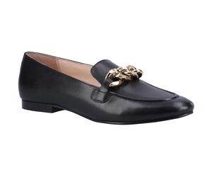 Hush Puppies - "Harper" Kette Halbschuhe für Damen, Leder (Schwarz) EU 39/UK 6