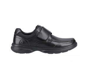 Hush Puppies - "Hector" Flache Schuhe für Herren, Klettverschluss (Schwarz) EU 40,5 / UK 7