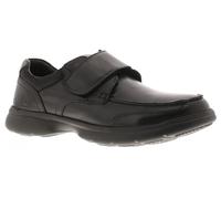 Hush Puppies Hector Leder Herren Schwarz Mokassin Schuhe EU 42 / UK 8