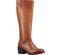 Hush Puppies Heidi Leder Damen Tan Leder Stiefel EU 37 / UK 4