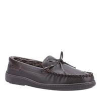 Hush Puppies Herren Ace Leder Hausschuhe (Braun) EU 40,5 / UK 7