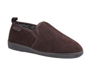 Hush Puppies Herren Arnold Slip On Leder Pantoffel (Braun) EU 39/UK 6