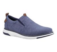 Hush Puppies Benny Canvas Herren Mokassins in Marineblau EU 39/UK 6