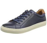 Hush Puppies Colton Leder Herren Navy Turnschuhe EU 43 / UK 9