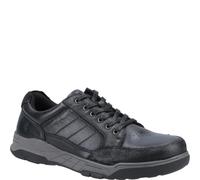 Hush Puppies Herren Finley Leder Lace Up Trainer (Schwarz) EU 39/UK 6