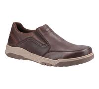Hush Puppies Herren Fletcher Lederschuhe (Kaffee) EU 43 / UK 9