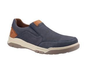 Hush Puppies Herren Fletcher Lederschuhe (Navy/Tan) EU 42 / UK 8