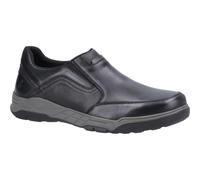 Hush Puppies Herren Fletcher Lederschuhe (Schwarz) EU 42 / UK 8