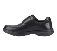Hush Puppies Hector Leder Herren Schwarz Mokassin Schuhe EU 42 / UK 8