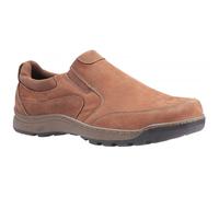 Hush Puppies Herren Jasper Slip On Lederschuhe (Tan) EU 46 / UK 11