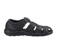 Hush Puppies - Herren Sandalen "Albert", Fischer, Leder (Schwarz) EU 44.5 / UK 10