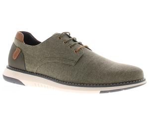 Hush Puppies Herren Schnürschuhe Bruce Canvas Grün EU 40,5 / UK 7