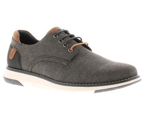 Hush Puppies Herren Schuhe Canvas Memory Foam Bruce grau EU 42 / UK 8