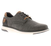 Hush Puppies Herren Schuhe Canvas Memory Foam Bruce grau EU 43 / UK 9