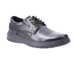Hush Puppies Herren Triton Leder Freizeitschuhe (Schwarz) EU 46 / UK 11