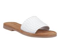 Hush Puppies Hetty Slide Leather Damen White Sandalen, weiß, 40-41 EU