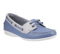 Hush Puppies Irene Leder Damen Blaue Bootsschuhe EU 37 / UK 4