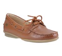 Hush Puppies Irene Leder Damen Tan Bootsschuhe EU 40,5 / UK 7