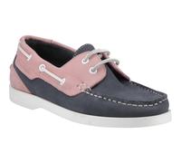 Hush Puppies Isabel Leder Damen Bootsschuhe Navy/Pink EU 36 / UK 3