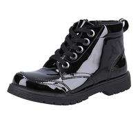 Hush Puppies Jolie Patent Senior Chelsea-Stiefel, Schwarz, 40 EU Schmal