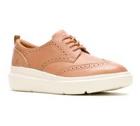 Hush Puppies Joy Leder Damen Hellbraune Brogues Schuhe EU 36 / UK 3