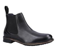Hush Puppies Justin ChelseaChelsea Boot für Herren, Schwarz, 12 UK