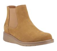 Hush Puppies Leonie Wildleder Damen Tan Flache Chelsea Stiefel EU 40,5 / UK 7