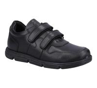 Hush Puppies Lucas Senior Schuluniform-Schuh, Schwarz, 36 EU