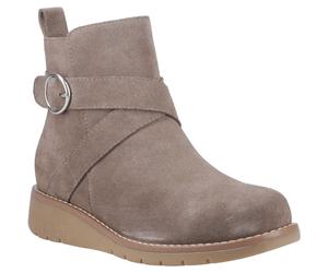 Hush Puppies Lyra Damen Wildleder Winter Stiefeletten in Taupe EU 38 / UK 5