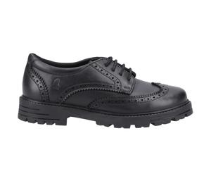 Hush Puppies - Mädchen Schul-Uniform-Schuhe "Maxine", Leder (Schwarz) EU 29 / UK 11