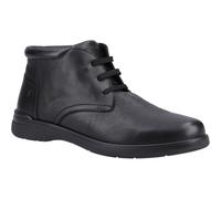 Hush Puppies Malcolm Leder Herren Stiefel Schwarz EU 44.5 / UK 10