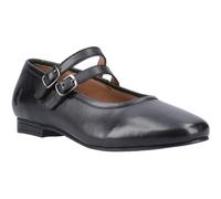 Hush Puppies Nancy Mary Jane Damen Schwarze Lederschuhe EU 39/UK 6
