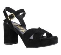 Hush Puppies Ophelia Damen Sandalen Aus Schwarzem Wildleder EU 39/UK 6
