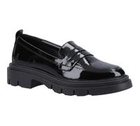 Hush Puppies Reece Leder Damen Schwarz Loafers EU 36 / UK 3