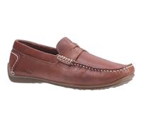 Hush Puppies Roscoe Leder Herren Braune Bootsschuhe EU 46 / UK 11