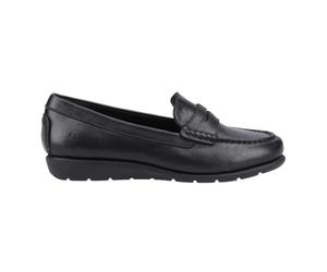 Hush Puppies - "Shelby" Halbschuhe für Damen, Leder (Schwarz) EU 42 / UK 8