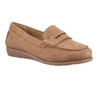 Hush Puppies Shelby Suede Damen Wildleder Schlupfschuhe In Tan EU 42 / UK 8