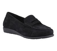 Hush Puppies Shelby Wildleder Damen Schwarz Slipper EU 42 / UK 8
