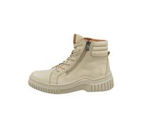Schnürstiefelette HUSH PUPPIES "Hush Puppies Stiefelette Leder", Damen, Gr. 36, weiß (ivory), Leder, casual, Schuhe (29973453-36) ivory