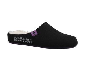 Hush Puppies The Good 90% Recyceltes RPET Polyester Damen Hausschuhe Schwarz EU 36 / UK 3