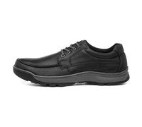 Hush Puppies Herren Tucker Derbys, Schwarz, 45.5 EU