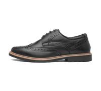 Hush Puppies Verity Brogue Schuluniform-Schuh, Schwarz, 38 EU